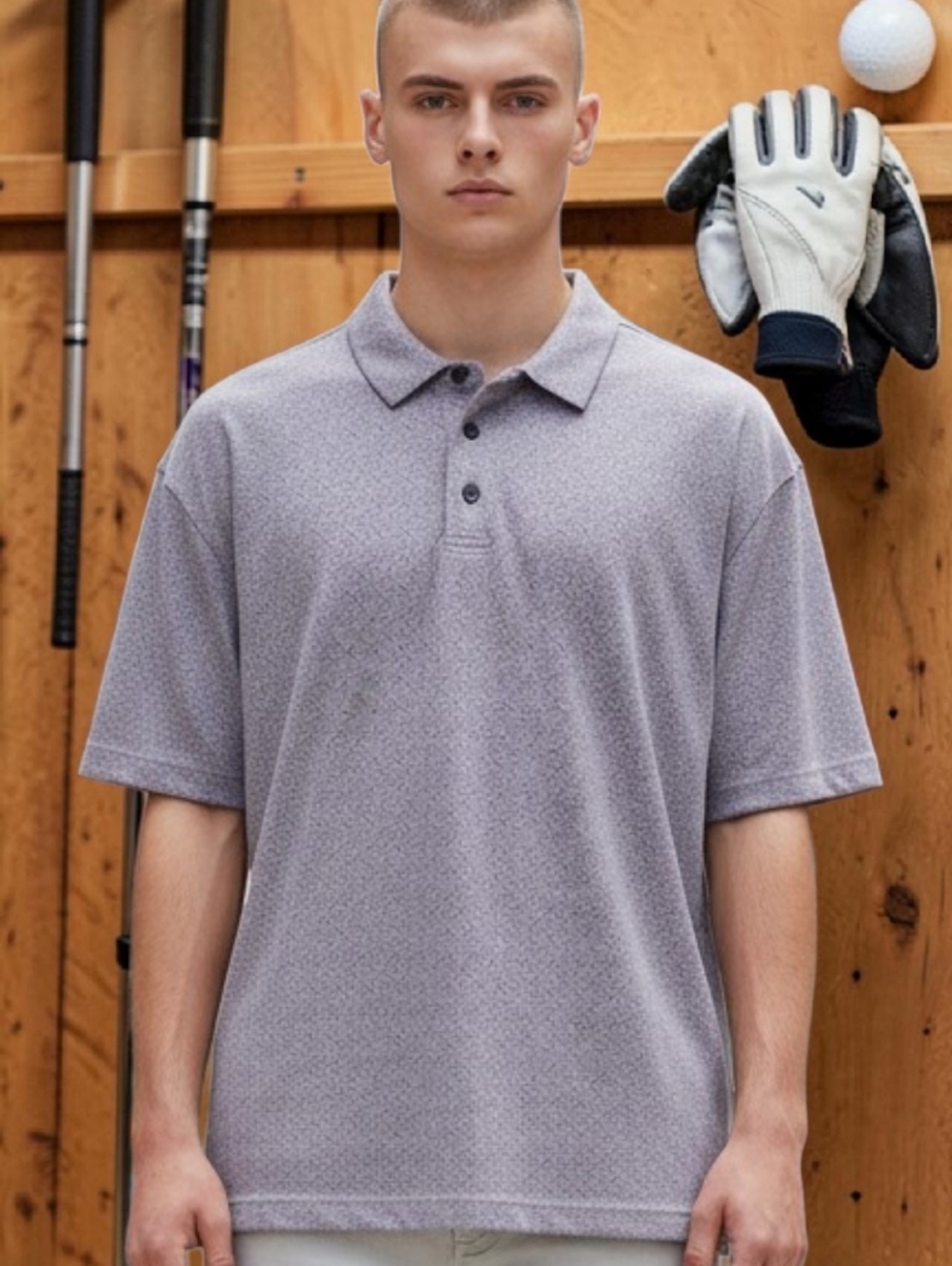 jack nicklaus Men's Size 2XL Eco Choice golf Polo Shirt GOLDEN BEAR